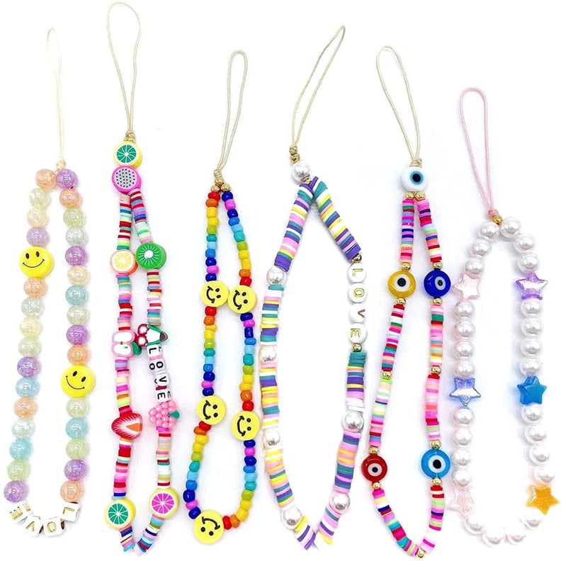 For Their Tech: Beaded Phone Charm Lanyard Wrist Straps