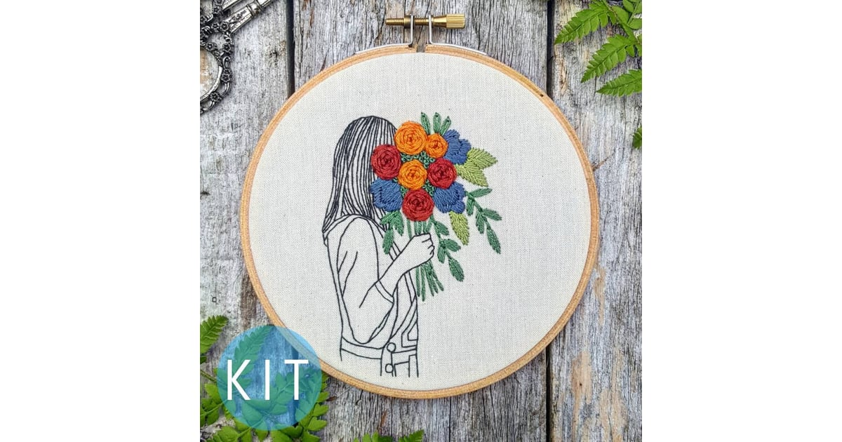 Embroidery kit  20 adorable embroidery kits on etsy for every skill Embroidery kit  20 adorable embroidery kits on etsy for every skill