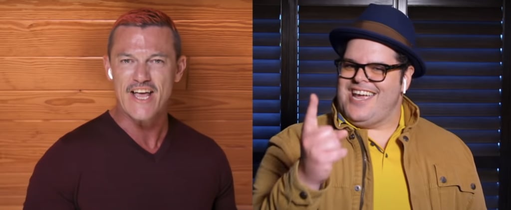 Watch Luke Evans and Josh Gad's Disney Singalong Performance