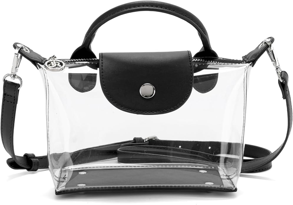Y&R Direct Clear Bag Purse ($24)
 The Sphere has a strict bag policy. It's called a "no bag policy," though that's not entirely accurate — you can bring a bag inside. The rule mainly restricts large bags and backpacks. Only small clutches, purses, or fanny packs, roughly 6 x 6 x 2 inches, are allowed. That "roughly" is key: as long as your bag is close to that size, you'll likely be fine — they're definitely not measuring down to the millimeter. That said, finding a bag that small is surprisingly tricky. For example, this crossbody measures 8.3 x 4.9 x 3.3 inches. Its length is just slightly over the limit, but it would still be allowed.