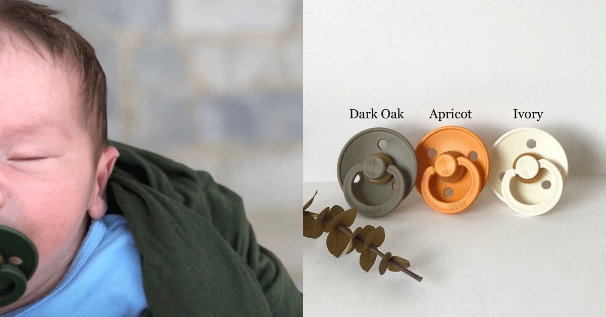Crew Gaines's Olive Green Pacifier | PS Family