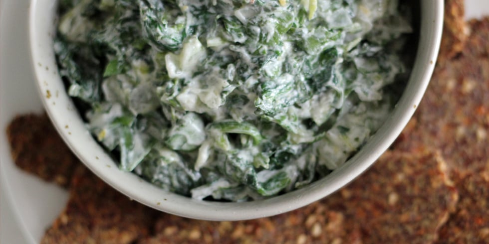 Healthy Spinach Dip and Gluten-Free Cracker Recipes