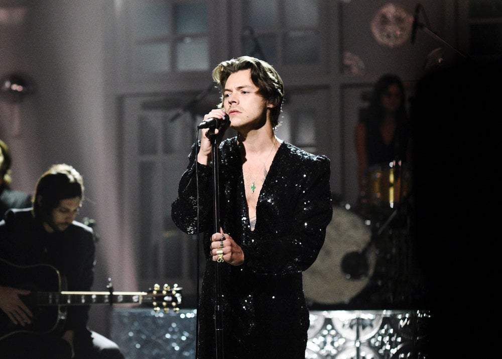 Harry Styles Sings "Lights Up" and "Watermelon Sugar" on SNL