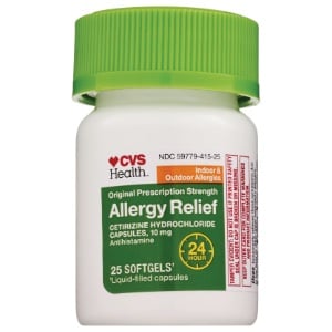 CVS Health Allergy Relief Cetirizine Softgels