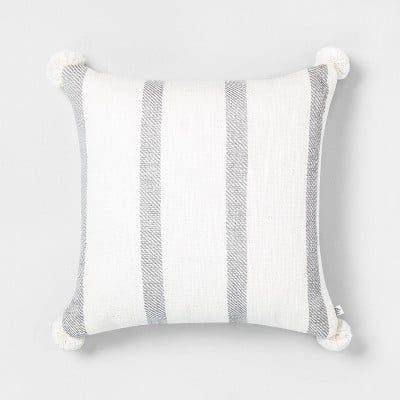 Hearth & Hand With Magnolia 18" x 18" Bold Stripes Throw Pillow
