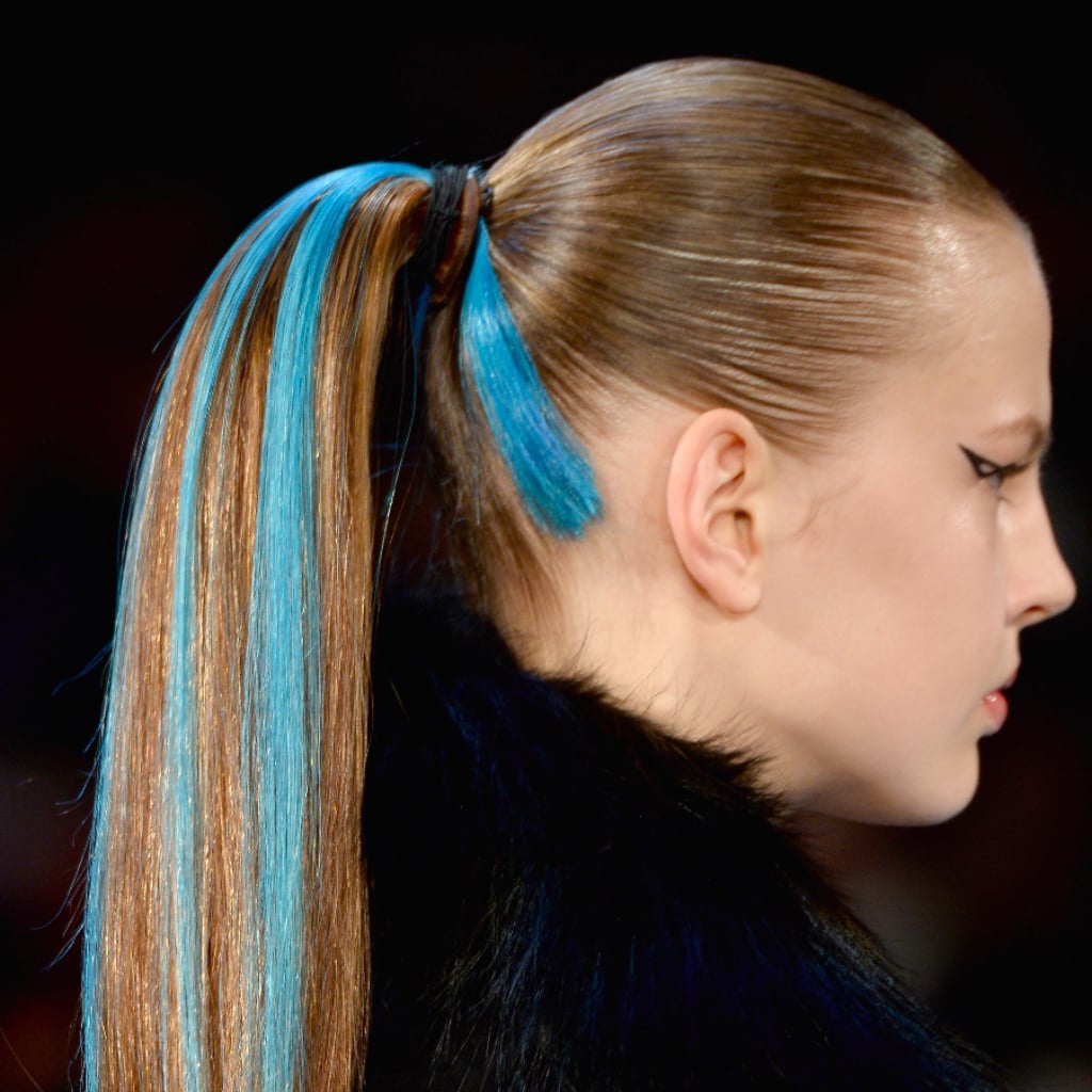Herve Leger Fall 2014 Hair And Makeup Runway Pictures Popsugar