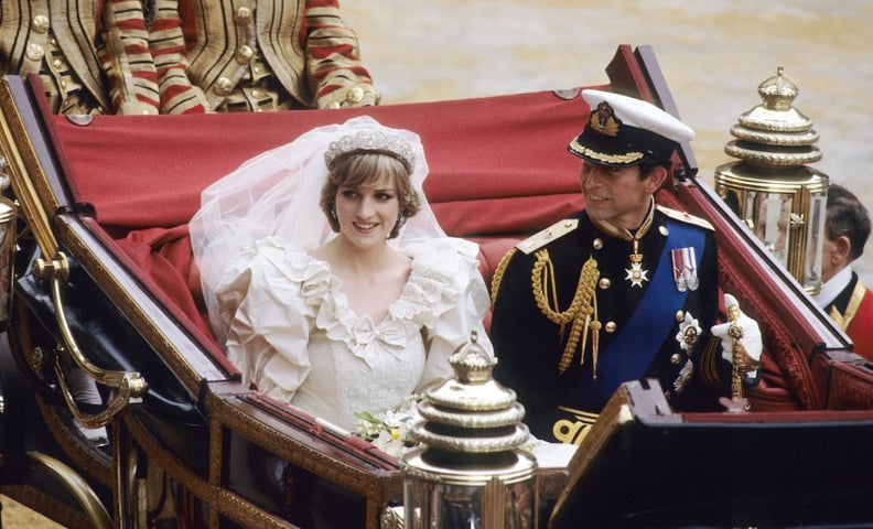 Princess Diana in 1981 With a Shag Hairstyle and Side Bangs