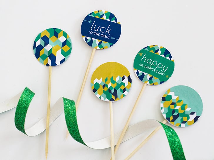 Printable Toothpick Toppers | Free Printables For St. Patrick's Day ...