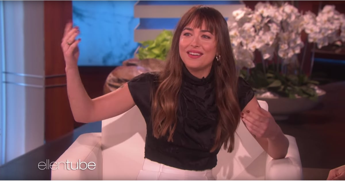 Dakota Johnson Talks Pregnancy Rumors on Ellen POPSUGAR Celebrity