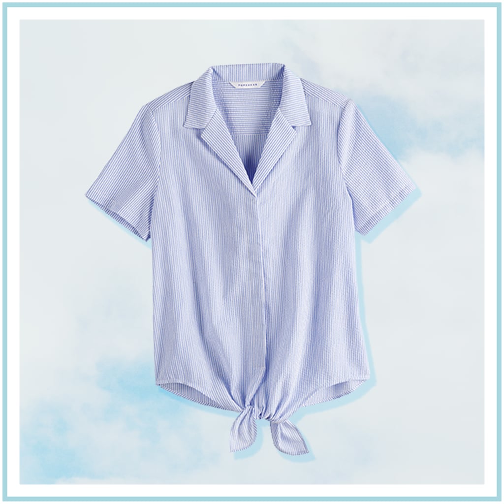 Tie-Front Button-Down