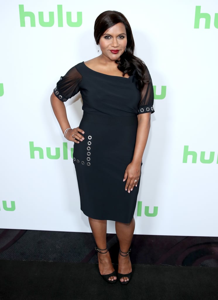 She Wore an LBD With Sheer Cap Sleeves