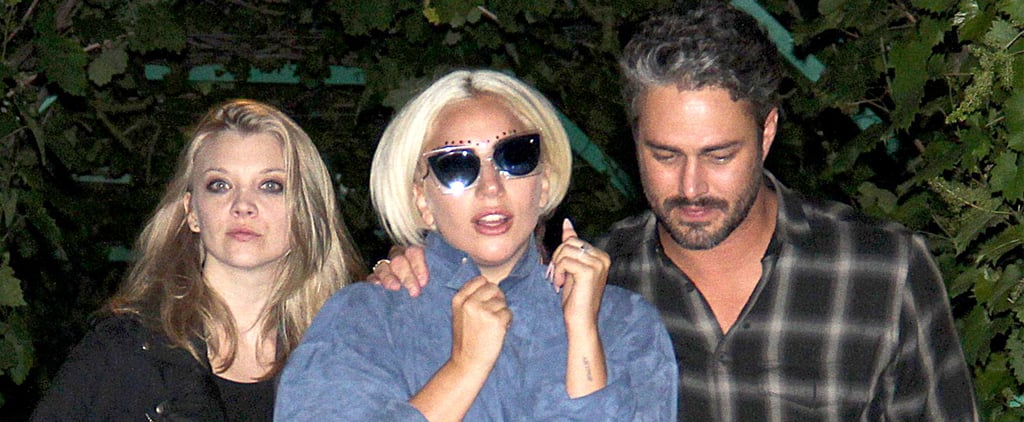 Lady Gaga and Taylor Kinney With Natalie Dormer June 2015