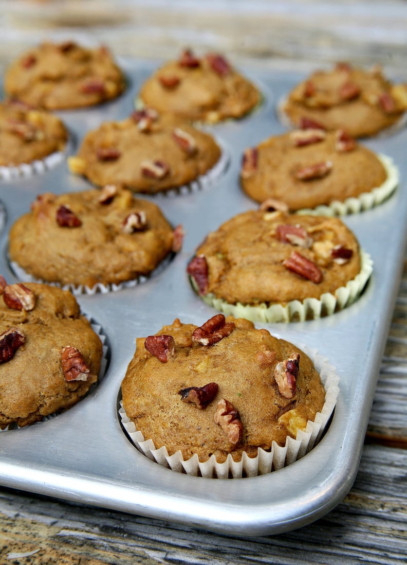 Pumpkin Raisin Flax Muffins