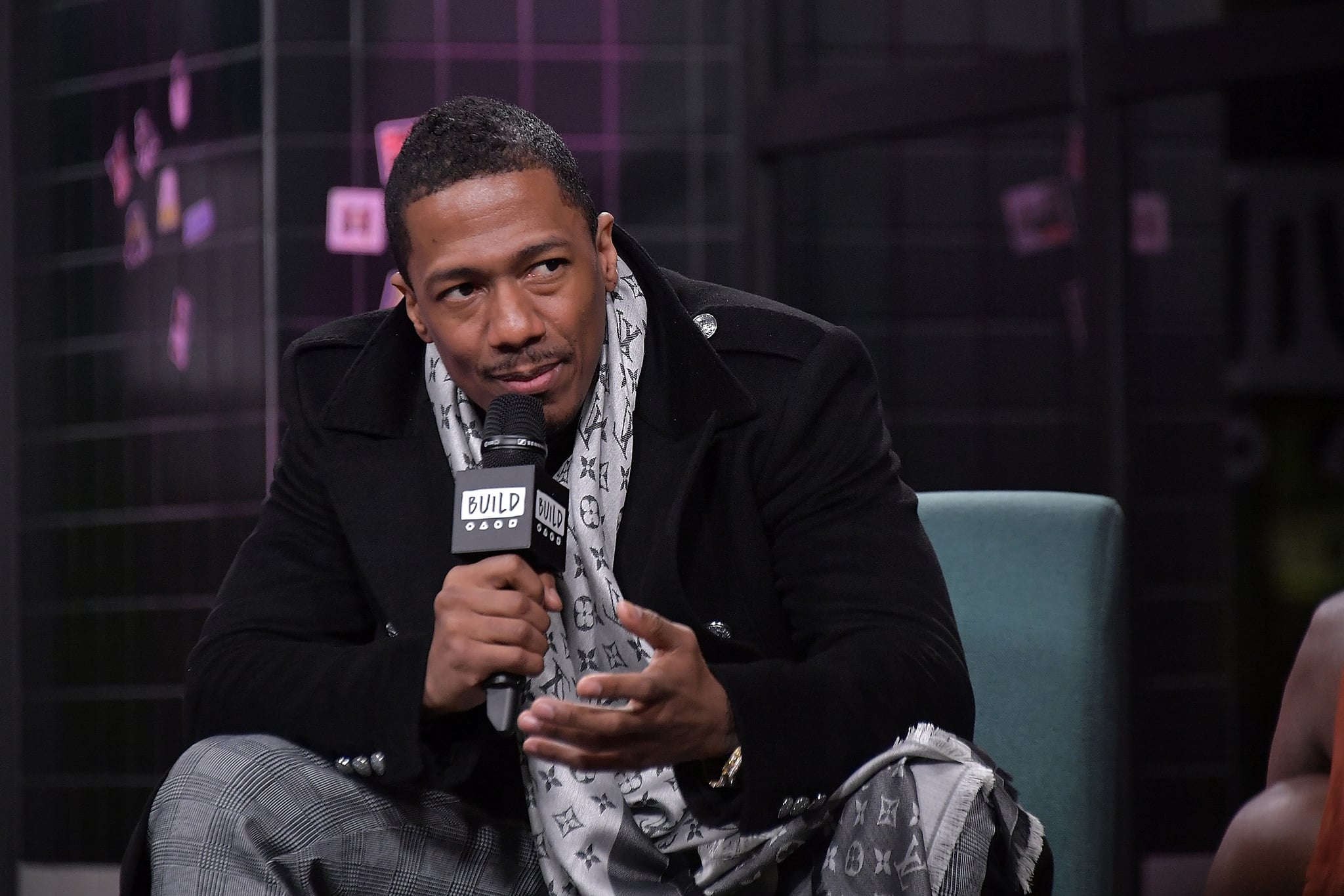 NEW YORK, NY - DECEMBER 11:  Actor and comedian Nick Cannon visits Build to discuss the reality TV show 
