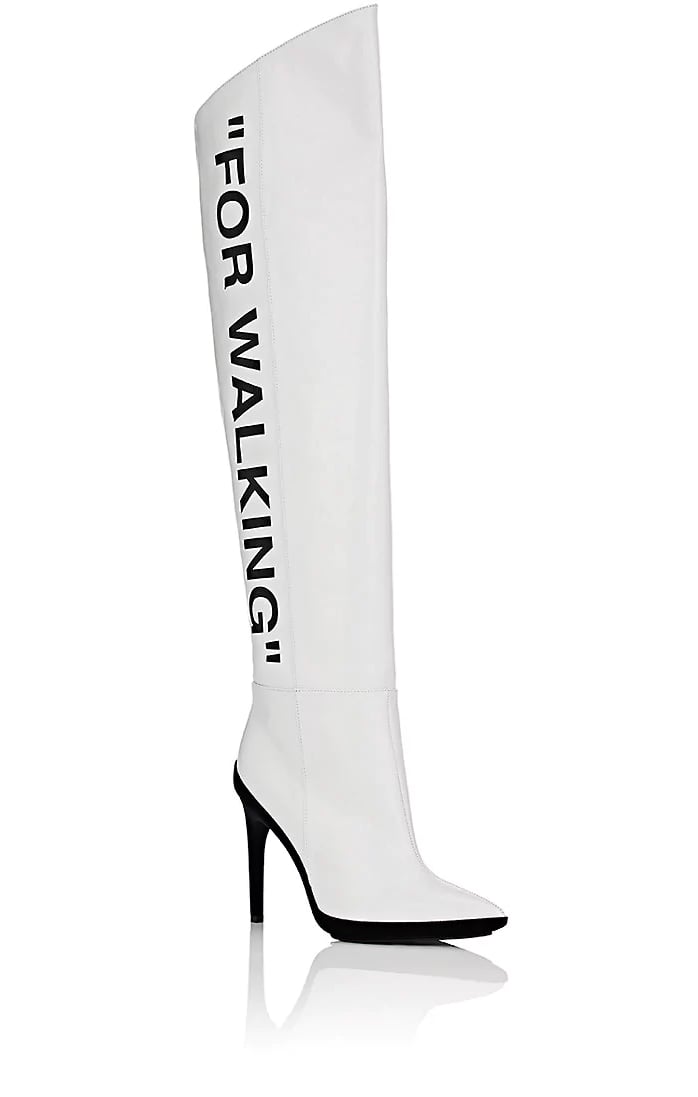 off white boots for walking