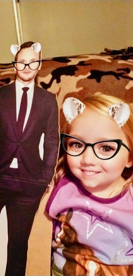 Girls Gets Chris Pratt Cut-Out For Her Birthday
