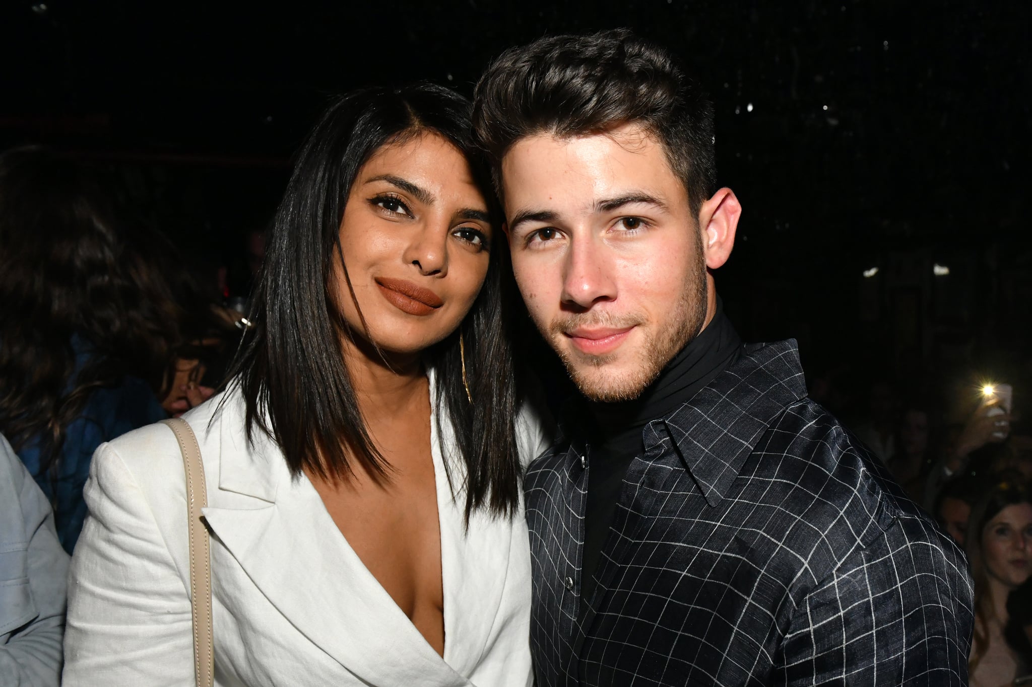 NEW YORK, NEW YORK - AUGUST 29: Priyanka Chopra and Nick Jonas attend the John Varvatos Villa One Tequila Launch Party at John Varvatos Bowery on August 29, 2019 in New York City. (Photo by Craig Barritt/Getty Images for John Varvatos)