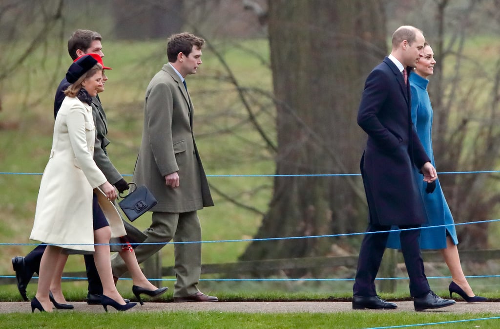 Prince William and Kate Middleton at Church Jan. 2019