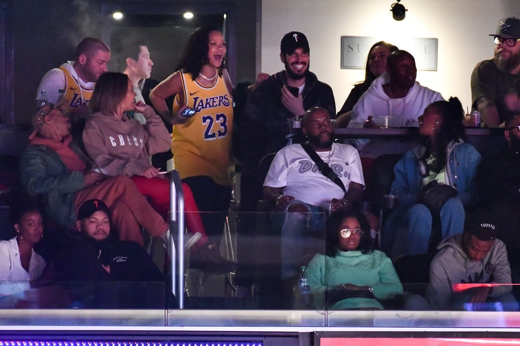 Rihanna And Hassan Jameel At Lakers Game February 2019 Popsugar Celebrity Uk