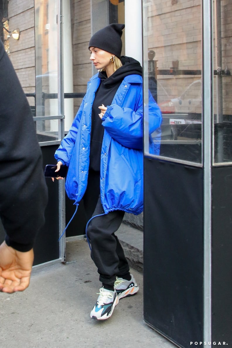 Shop Hailey's Balenciaga Coat!