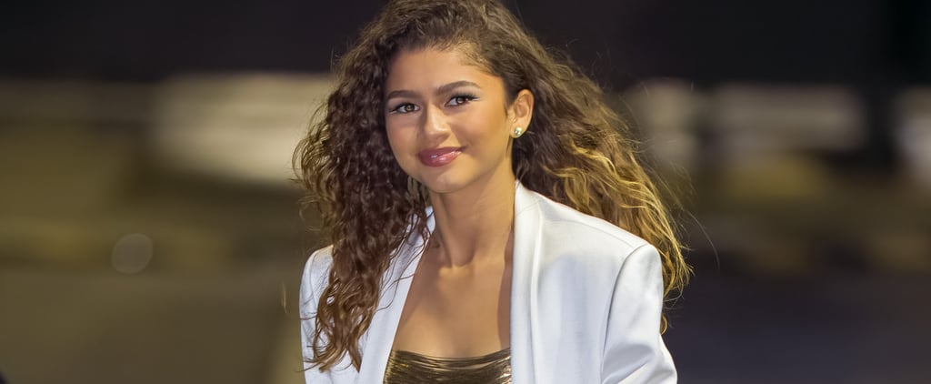 See Zendaya's Sexy White Suit Outfit on Jimmy Kimmel Live