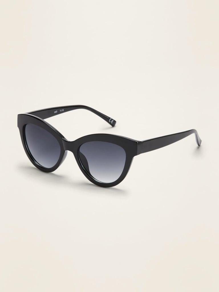 Thick-Frame Cat-Eye Sunglasses