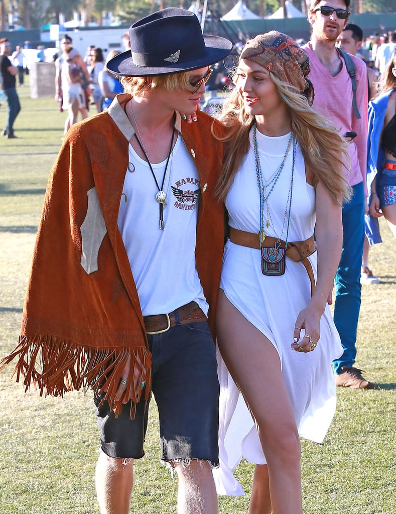 Gigi Hadid and Cody Simpson Coachella PDA 2015