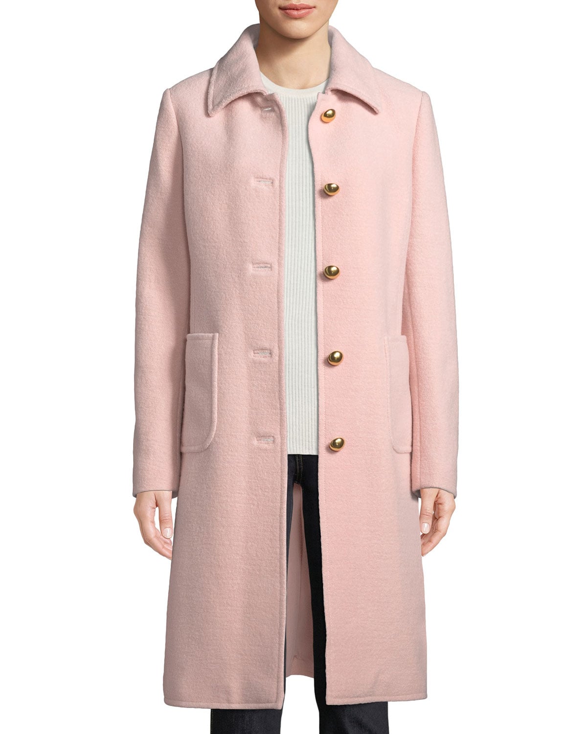 Tory burch on sale pink coat