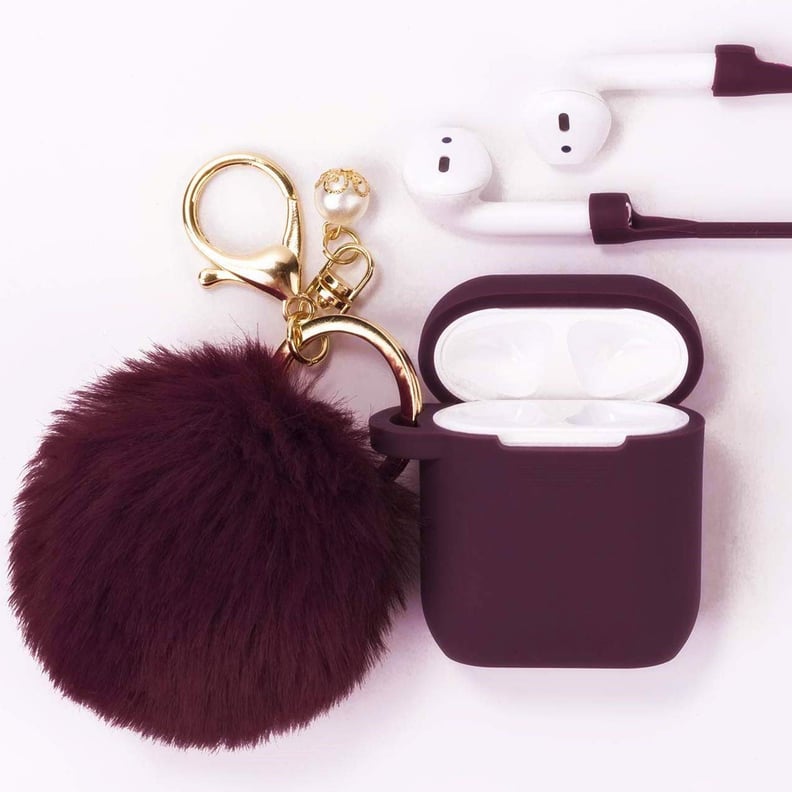 Buy 3 for $10, Purple Unicorn Puff Ball Keychain