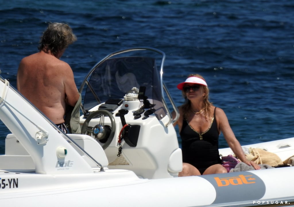 Kurt Russell and Goldie Hawn in Greece Pictures June 2017