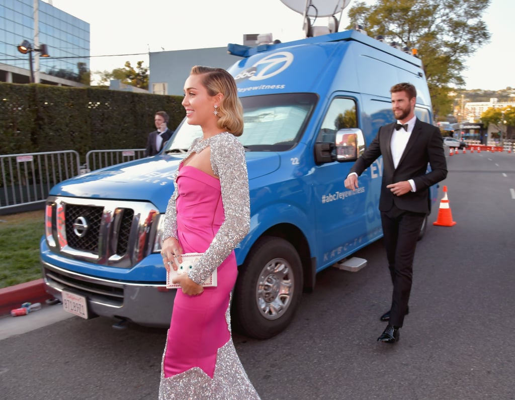 Miley Cyrus and Liam Hemsworth at the Oscars 2018