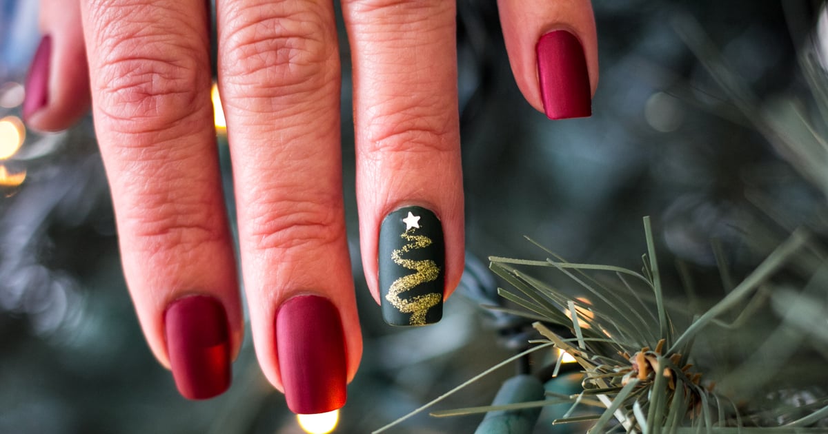 22 Christmas Tree NailArt Ideas For the Holidays POPSUGAR Beauty