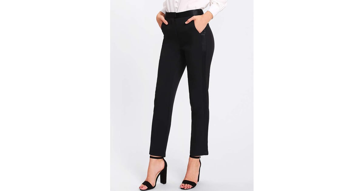 Buy Styli Black High Rise Flared Trousers for Women Online  Tata CLiQ