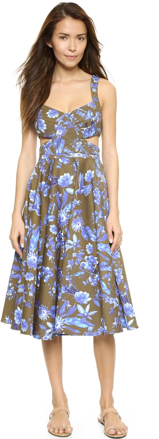 Cynthia Rowley Cutout Floral Dress ($448)