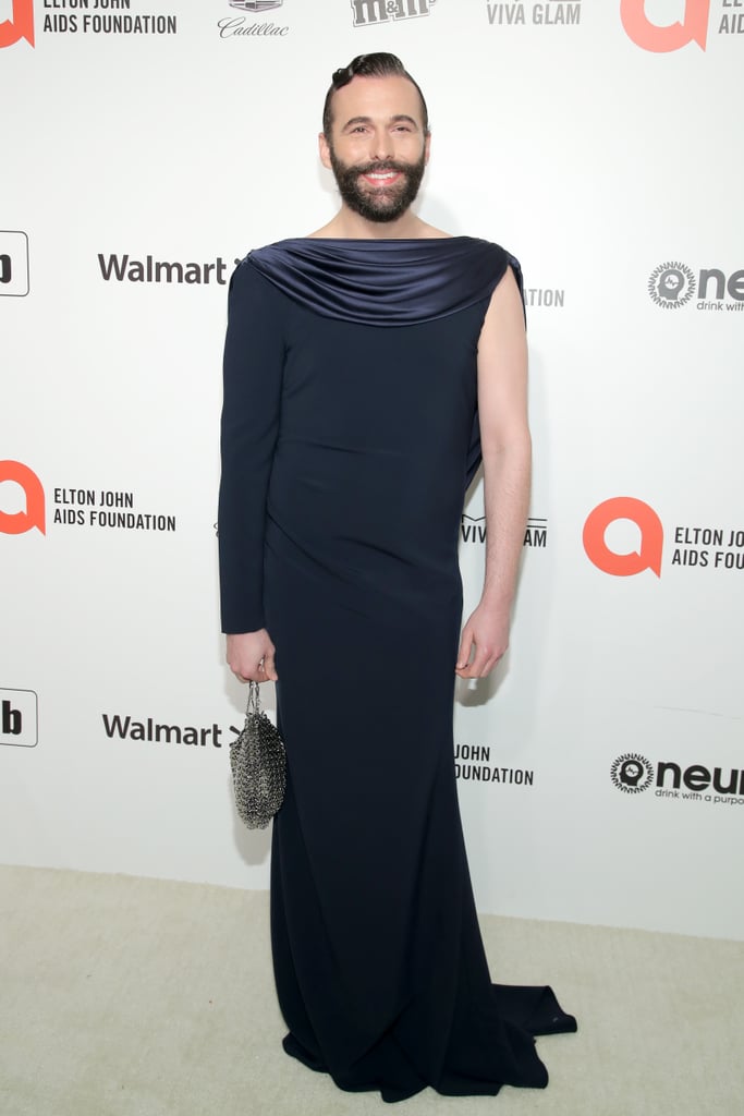 Jonathan Van Ness at the 2020 Elton John AIDS Foundation Academy Oscars Party