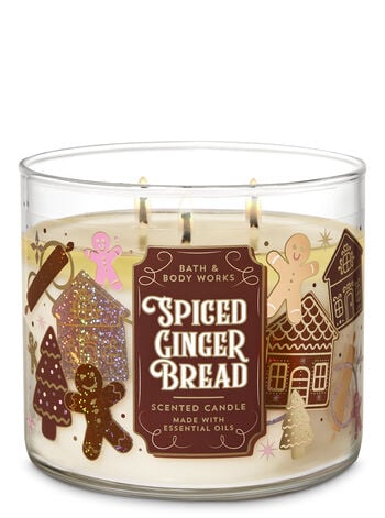 Bath & Body Works Spiced Gingerbread 3-Wick Candle