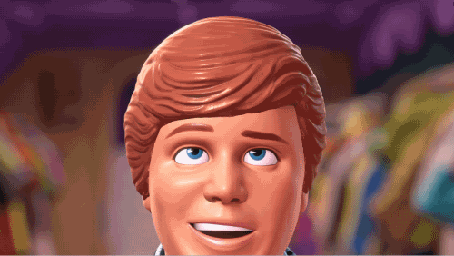 When Ken has not a strand of hair out of place.