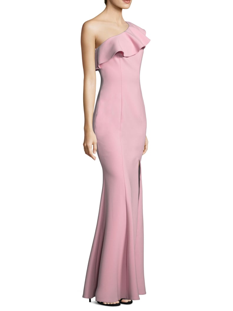 Likely Kane Ruffle One-Shoulder Gown