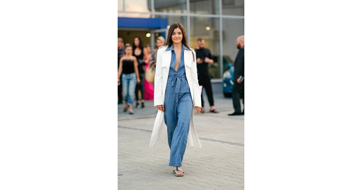 The Outfit A Jumpsuit + Coat + Sandals How to Wear a Jumpsuit 2019