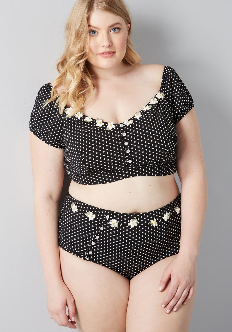 ModCloth The Sissone Bikini Top and High-Waisted Bikini Bottom