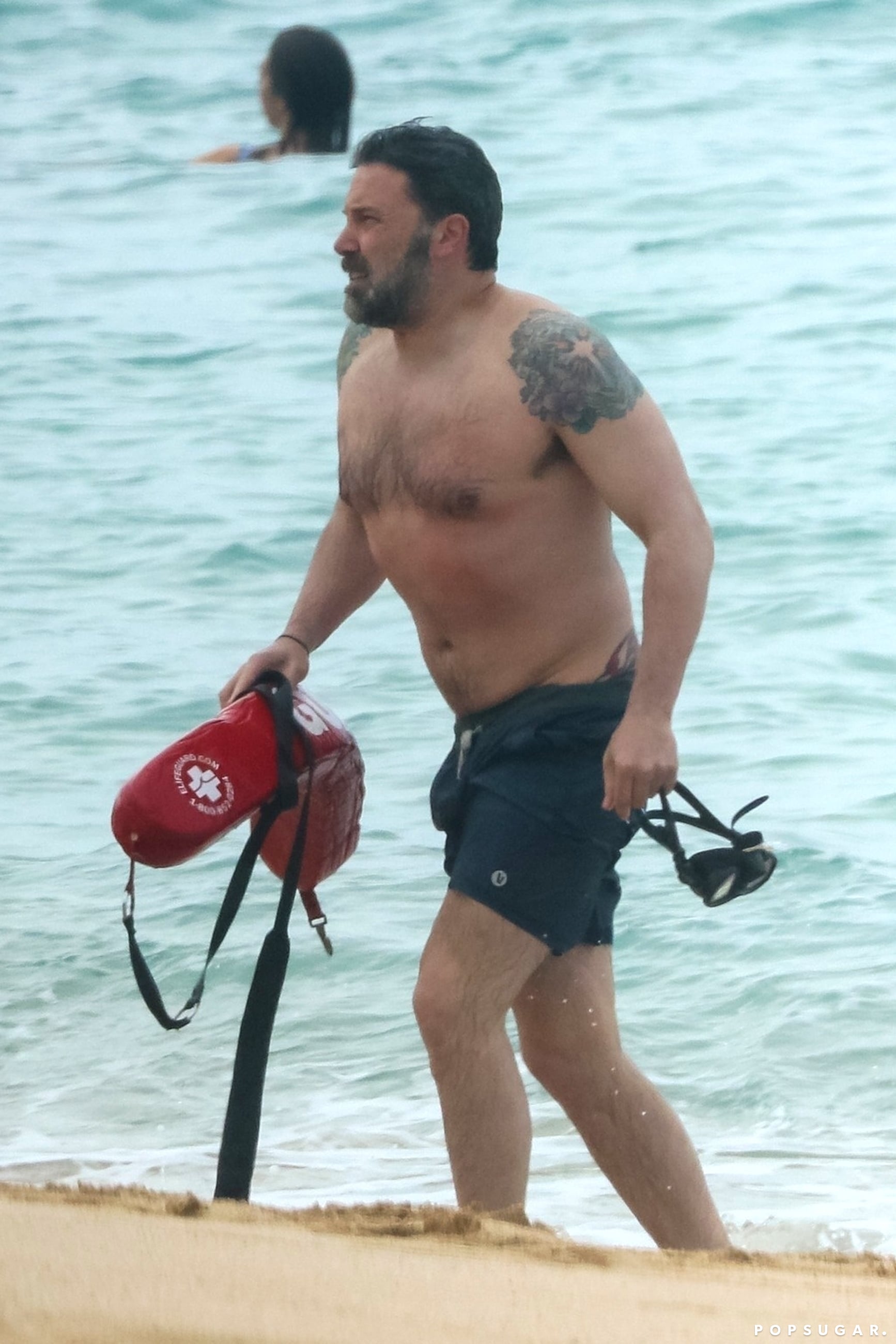 Ben Affleck Shirtless in Hawaii March 2018. 