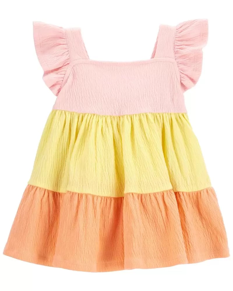 Flutter Crinkle Jersey Dress