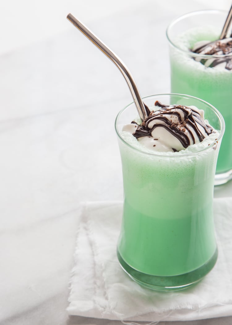 Vanilla Mint Milkshakes