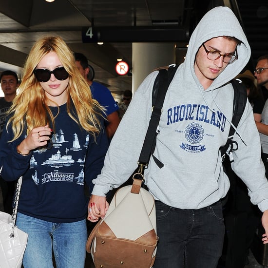 Bella Thorne and Gregg Sulkin Matching Airport Outfits