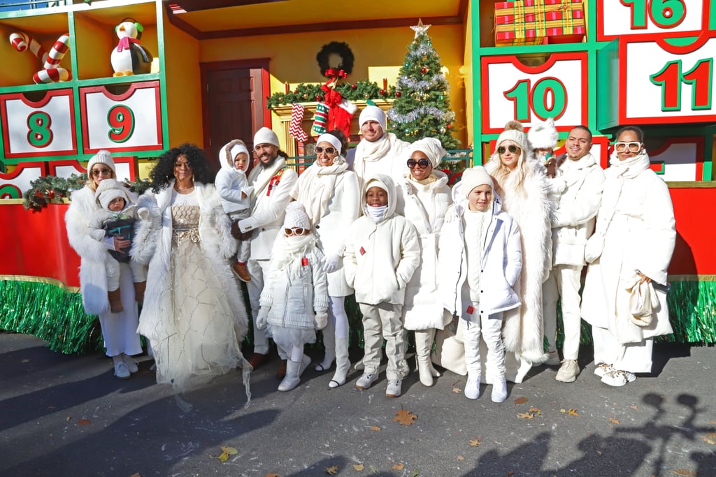 Diana Ross and Family at the Macy's Thanksgiving Parade 2018