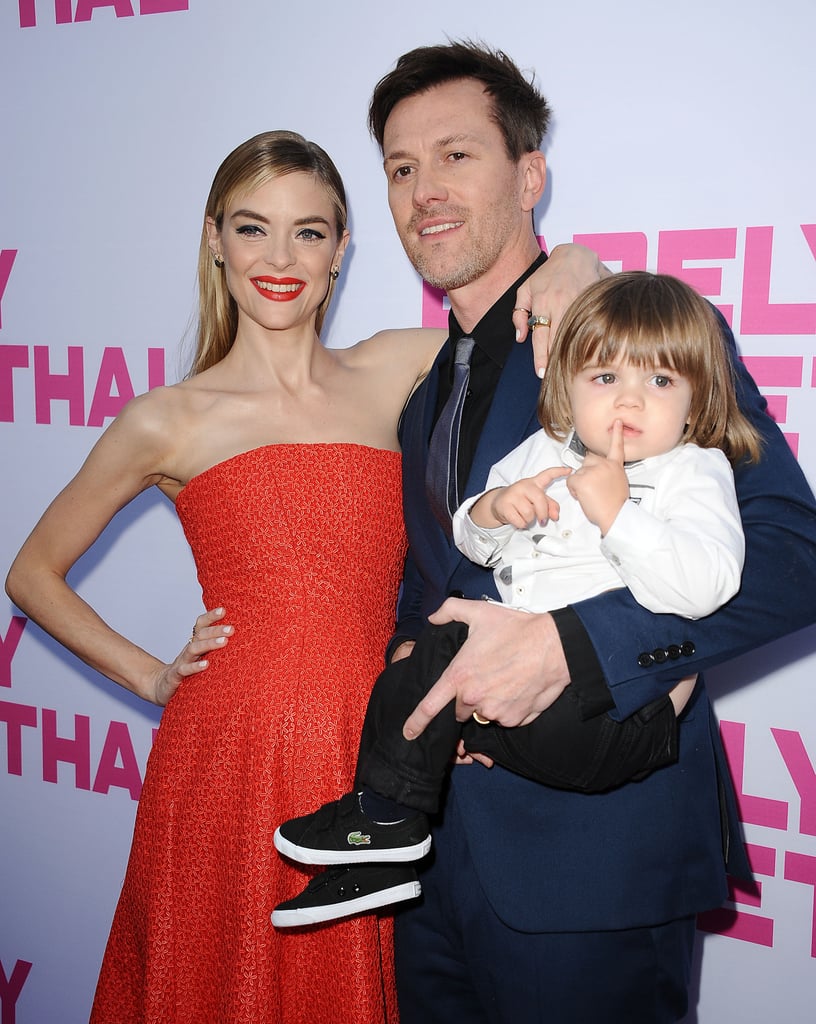 Jaime King With Husband and Son on the Red Carpet