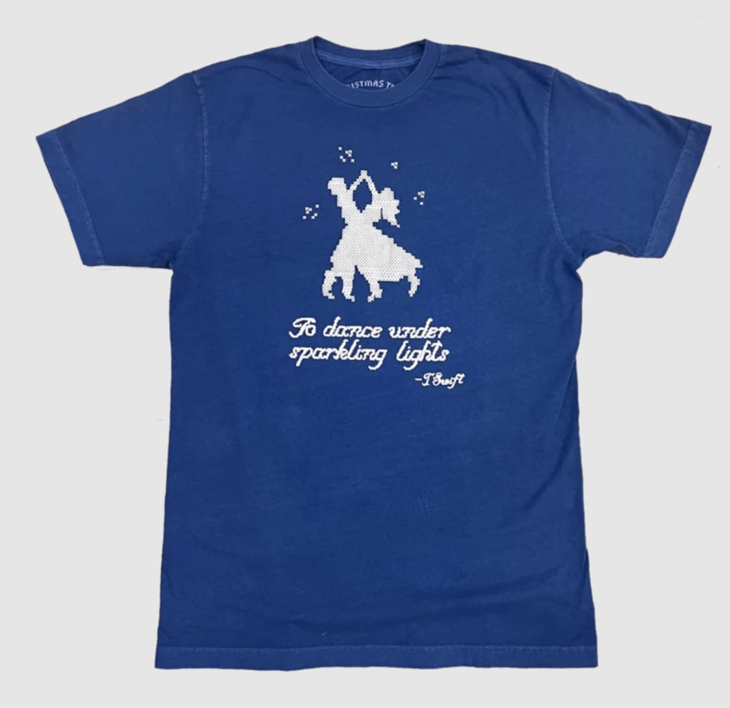 Taylor Swift Christmas Tree Farm Blue T-Shirt