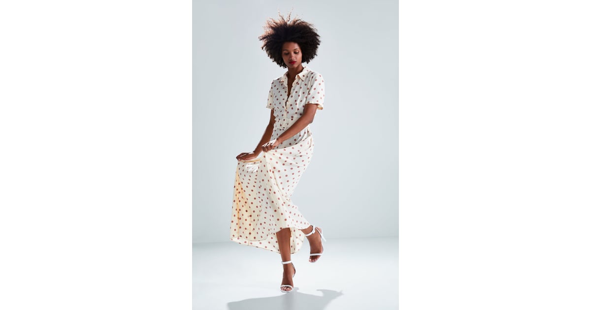 Zara Long Polka Dot Dress | Summer Dresses Work Under $100 | POPSUGAR ...