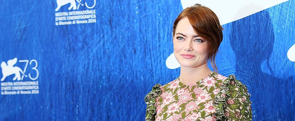 Emma Stone's Braided Updo at the 2016 Venice Film Festival