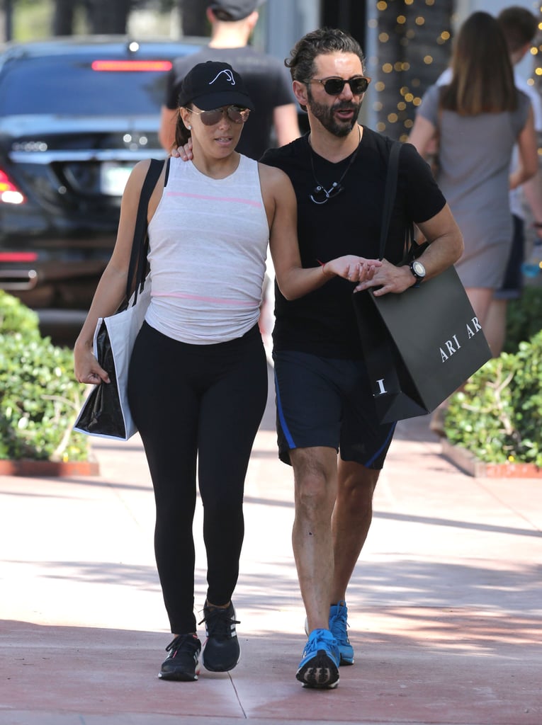 Eva Longoria and Jose Antonio Baston in Miami January 2017
